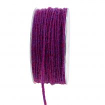 Cordon de lana de colores 3mm 100m