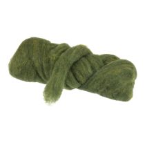 Artículo Cordón de lana cordón de fieltro de lana verde oscuro Ø2cm 10m