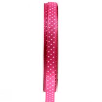 Cinta de regalo cinta decorativa punteada rosa 10mm 25m