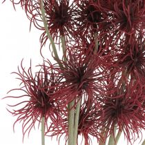 Artículo Xanthium flor artificial decoración otoño rojo 6 flores 80cm 3ud