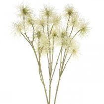 Artículo Xanthium flor artificial crema decoración otoño 6 flores 80cm 3ud