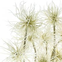 Artículo Xanthium flor artificial crema decoración otoño 6 flores 80cm 3ud