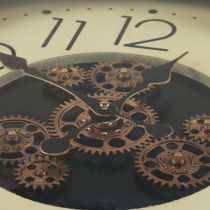 Artículo Decoración de pared reloj de pared reloj de engranajes bronce crema retro Ø54cm