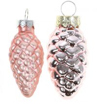 Artículo Mezcla de conos de vidrio rosa 5cm 14uds