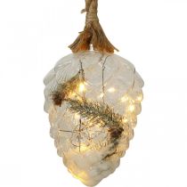 Cono Iluminado Decoración navideña Luces LED Temporizador H21cm