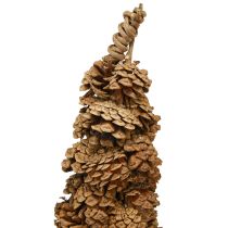 Artículo Árbol de Navidad de cono, decoración de cono natural, 14 x 50 cm