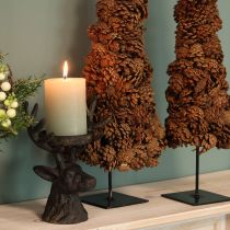 Artículo Árbol de Navidad de cono, decoración de cono natural, 14 x 50 cm