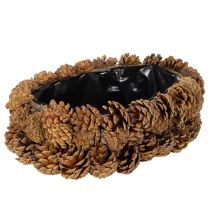 Artículo Maceta ovalada con forma de piña, 30 cm