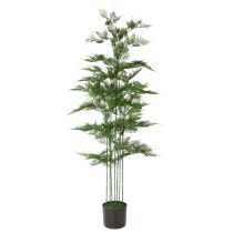 Artículo Árbol de bambú artificial, verde, 132 cm, planta de interior
