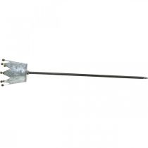 Artículo Portavelas corona para pegar zinc Ø9.5cm H50cm