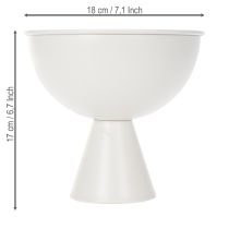 Artículo Trofeo destacado para decoración de mesas y diseño interior moderno 18cm