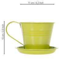 Artículo Maceta para plantar, elegante maceta para ideas de decoración personalizadas, 11 cm, 6 piezas