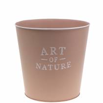 Artículo Maceta zinc Art of Nature rosa viejo Ø17,5cm H15cm