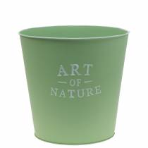 Artículo Maceta zinc Art of Nature verde menta Ø17,5cm H15cm