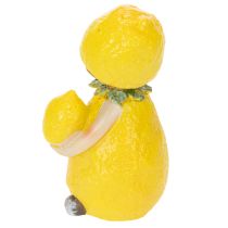 Artículo Figuritas de niño limón Decoración de mesa para verano estilo vintage, salas de estar y balcones 9 cm, 3 pzs