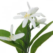 Deco rama limón y flores rama artificial decoración de verano 26cm 4pcs