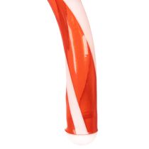 Artículo Bastón de caramelo artificial rojo y blanco, decoración de 35 cm, 3 unidades.