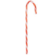 Artículo Bastón de caramelo artificial para decoración navideña, 60 cm, 3 unidades