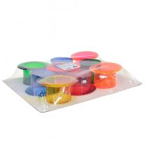 Artículo Macetero cilindro decorativo decoración mesa colores 12×10×6.5cm 9uds