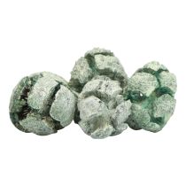 Artículo Conos de ciprés decoración natural esmerilada 3cm verde 500g