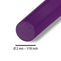 Artículo Hilo de aluminio Ø2mm morado oscuro 60m 500g