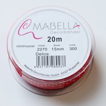 Artículo Cinta con estampado de lunares para envolver regalos de temporada de forma versátil, 1,5 cm de ancho, 20 m de largo