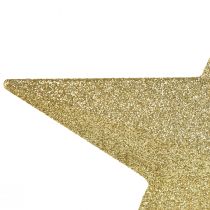 Artículo Adorno para árbol dorado brillante de 19 cm de diámetro: irrompible y brillante, ideal para árboles de Navidad festivos
