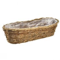 Artículo Cesta para plantas de vid ovalada natural 49,5x22x13cm