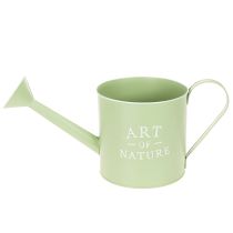 Artículo Maceta, regadera decorativa, maceta de zinc verde menta, Ø16,5 cm