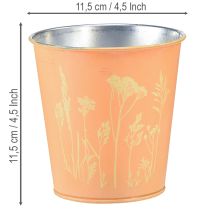 Artículo Maceta metálica, color amarillo melocotón, Ø11,5 cm, H11,5 cm