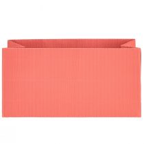Artículo Bolsa de flores extra larga con lámina rosa salmón 24x12cm 6 piezas