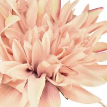 Artículo Dalia flores artificiales flor rosa Ø15cm L28cm 3 piezas