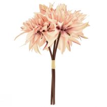 Artículo Dalia flores artificiales flor rosa Ø15cm L28cm 3 piezas