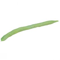 Artículo Frijoles decorativos, vegetales artificiales, verdes, tacto real, 17 cm, 6 piezas