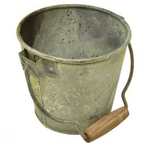 Artículo Cubo decorativo de metal oxidado vintage Ø15/17,5/22cm juego de 3