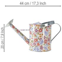 Artículo Regadera decorativa de metal, maceta vintage para flores, Ø18cm