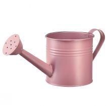 Artículo Regadera decorativa macetero de metal rosa Ø13,5cm H12,5cm