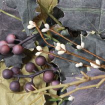 Artículo Corona decorativa hojas de parra y uvas corona de otoño enredaderas Ø60cm