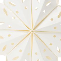Artículo Elegantes copos de nieve de papel para la decoración de invierno y Navidad.