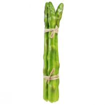 Artículo Espárragos Decorativos Verdes Vegetales Artificiales L22cm Ø1,5cm 3uds