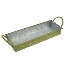 Artículo Bandeja decorativa Navidad estrellas verdes 49cm/43cm juego de 2