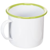 Artículo Taza/maceta decorativa, esmaltada, Ø11,5 cm, H10 cm