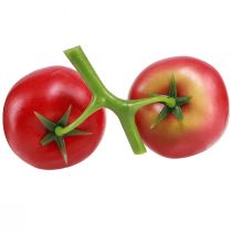 Artículo Tomates Decorativos 2 Tomates Artificiales en Rama Ø6cm L15cm