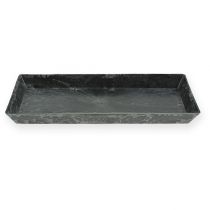 Artículo Bandeja decorativa antracita 27cm x 12cm