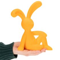 Artículo Conejito de Pascua decorativo de plástico, ideal como decoración y como idea de regalo, 20 cm, 2 piezas