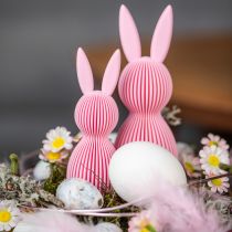 Artículo Conejito de Pascua decorativo, símbolo de una decoración primaveral para el hogar, 13 cm, 3 piezas