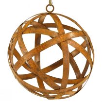 Artículo Bola metálica decorativa óxido para decorar vintage Ø20cm