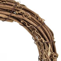 Artículo Corona de vid decorativa corona de puerta natural otoño Ø20cm 4ud