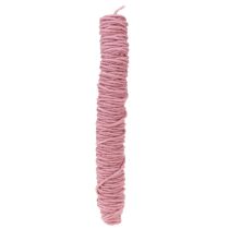 Artículo Hilo de mecha cordón de fieltro rosa viejo 55m