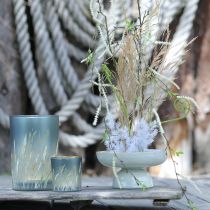 Artículo Elegante farola decorativa con motivo de hierba para dar un toque acogedor a la sala de estar, 12,5 cm, 2 piezas.